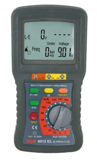 8012 EL - Цифровой измеритель параметров устройств защитного отключения, Sew
