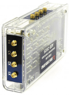 АЕЕ-2025 - 4-х канальный USB матричный коммутатор ВЧ сигналов, Актаком