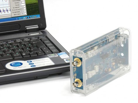 АСК-3102 1Т - Двухканальный USB осциллограф - приставка + анализатор спектра, Актаком