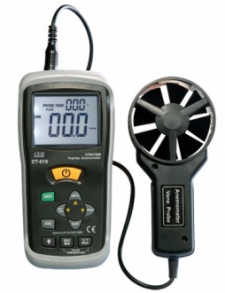 DT-619 - Измеритель скорости воздуха и температуры, CEM