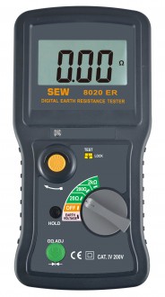 8020 ER - Цифровой измеритель сопротивления заземления, Sew