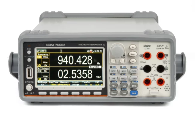 На склад поступили новейшие универсальные вольтметры GW Instek GDM-79061 и GDM -79060 (6 ½ разряда)