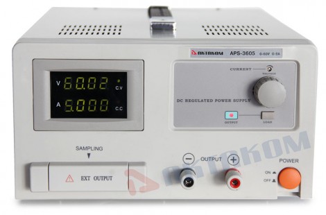 APS-3605L - Источник питания с дистанционным управлением, Актаком