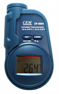 IR-88H - Компактный пирометр для бесконтактного измерения температуры, CEM