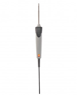 Прочный зонд температуры воздуха, термопара тип К - с фиксированным кабелем длиной 1,2 м, Testo