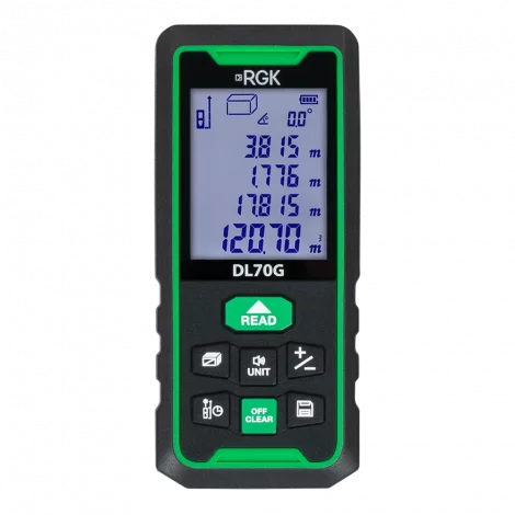 RGK DL70G - Лазерный дальномер зеленый луч 70 м