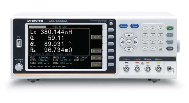 Новая серия LCR-782xxА высокочастотных прецизионных анализаторов RLC компонентов